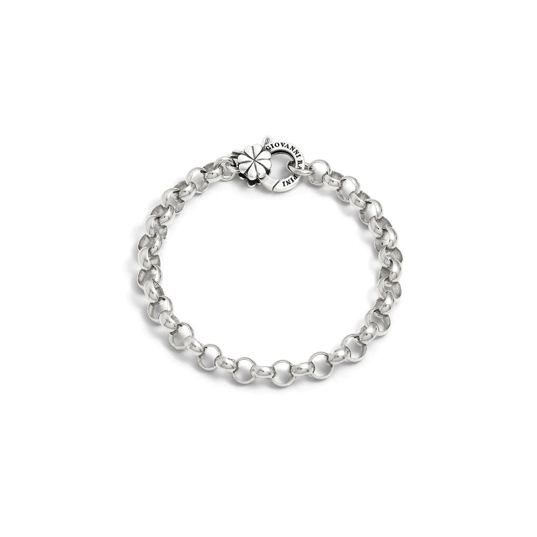 Bracciale Rolò Chiusura Quadrifoglio