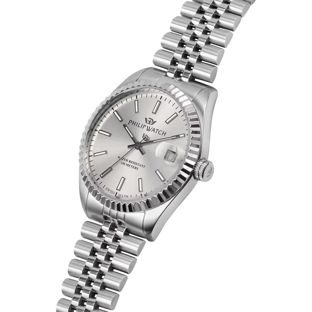 Orologio Philip Watch Caribe Uomo Quarzo Acciaio 46x39 mm