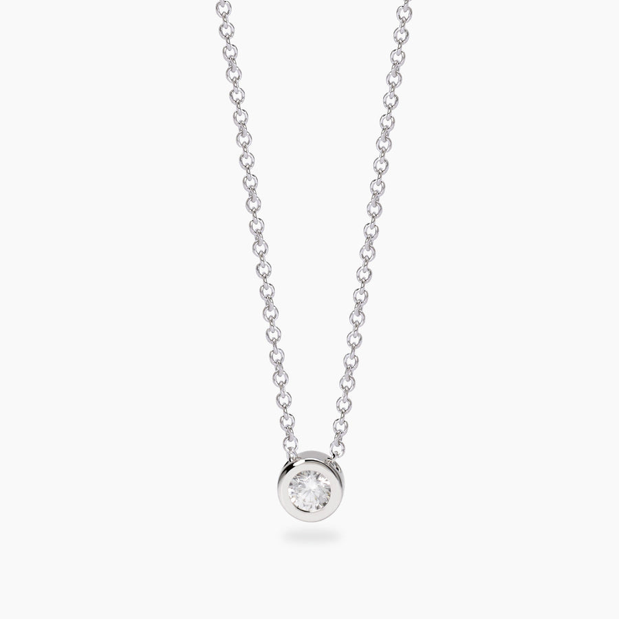 Girocollo MY DIAMOND con punto luce in diamante lab-grown 0,14 ct