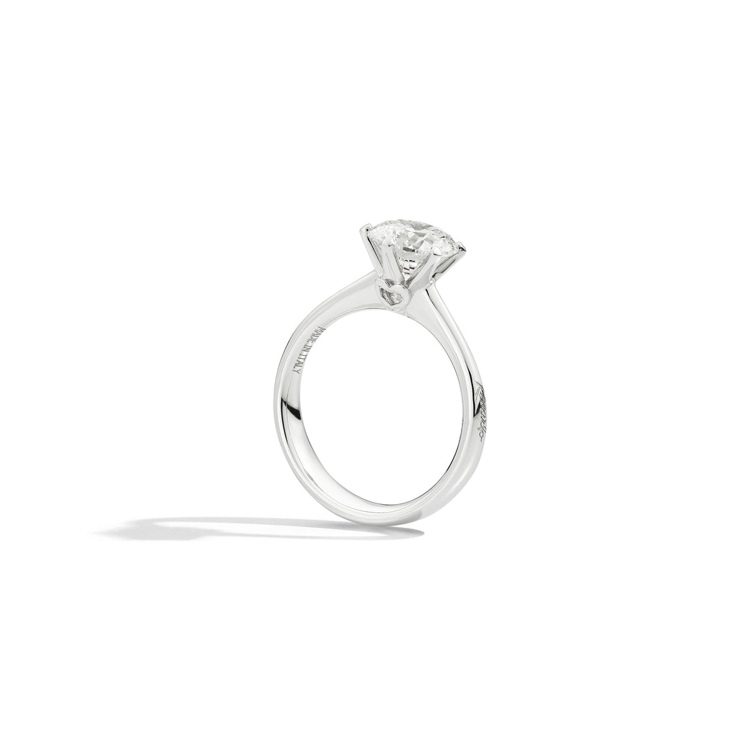 Anello Recarlo Anniversary Six in Oro Bianco con Diamante 0,24 ct