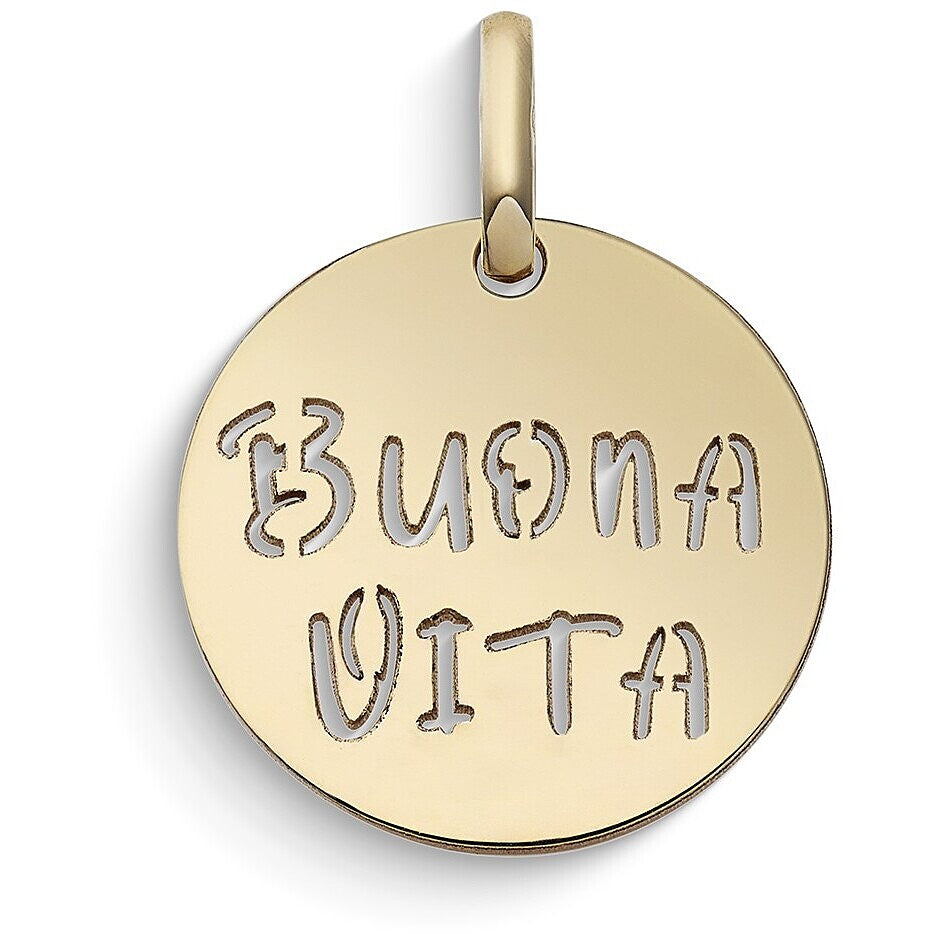 Ciondolo Stella Bag Buona Vita in Oro Giallo 9 kt