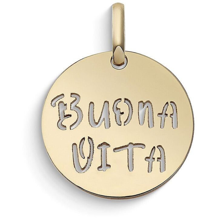 Ciondolo Stella Bag Buona Vita in Oro Giallo 9 kt