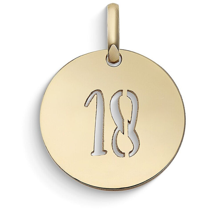Ciondolo Stella Bag 18  Auguri Speciali in Oro Giallo 9 kt