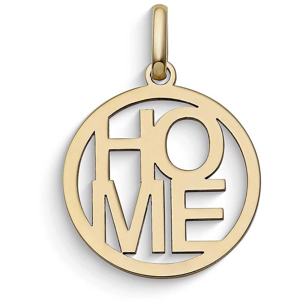 Charm Comete Stella Bag Home La Mia Famiglia in Oro Giallo 9 kt