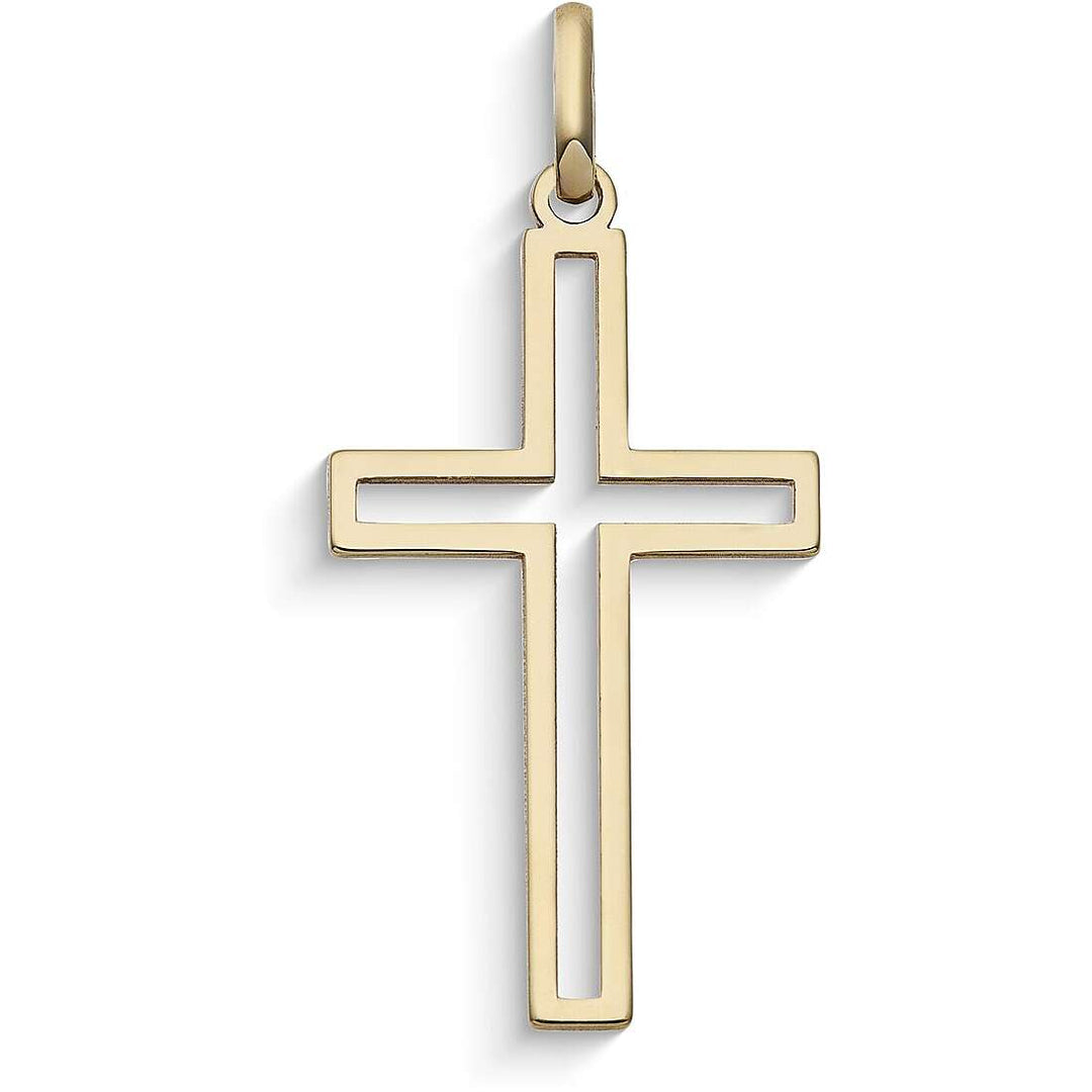 Charm Comete Stella Bag Croce in Oro Giallo 9 kt La Mia Spiritualità