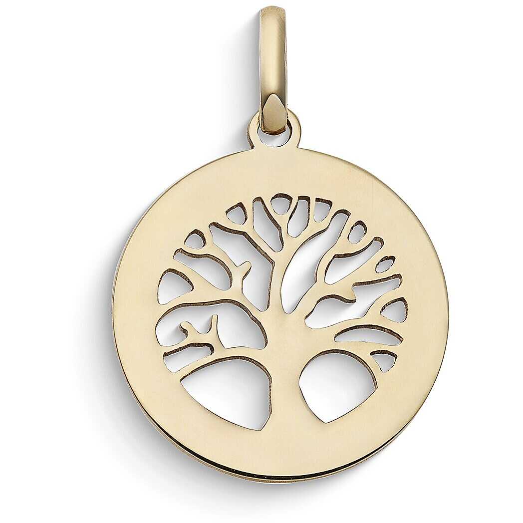 Charm Comete Stella Bag in Oro Giallo con Albero della Vita