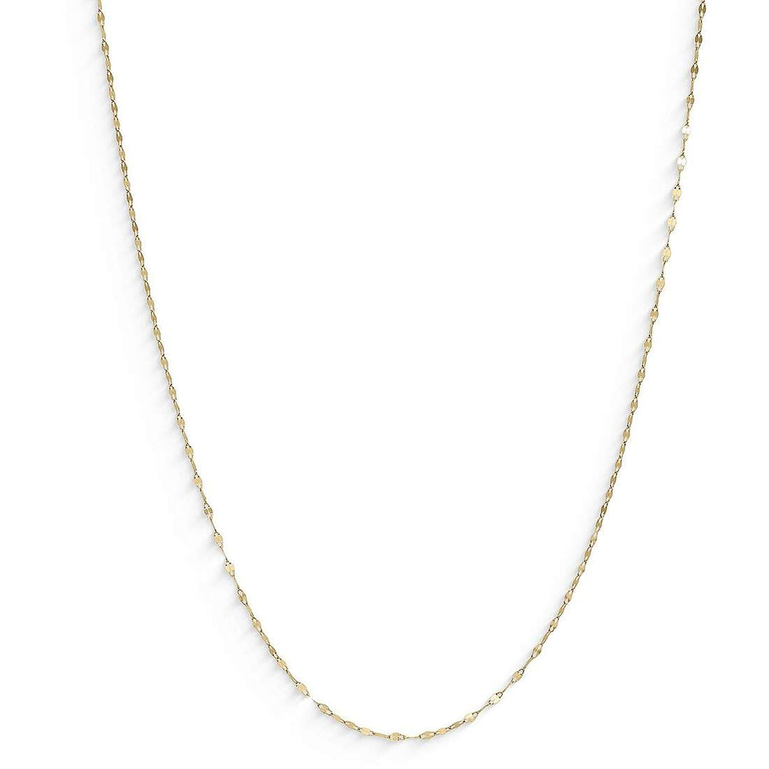 Girocollo Comete Stella Bag in Oro Giallo 9 kt per Charm