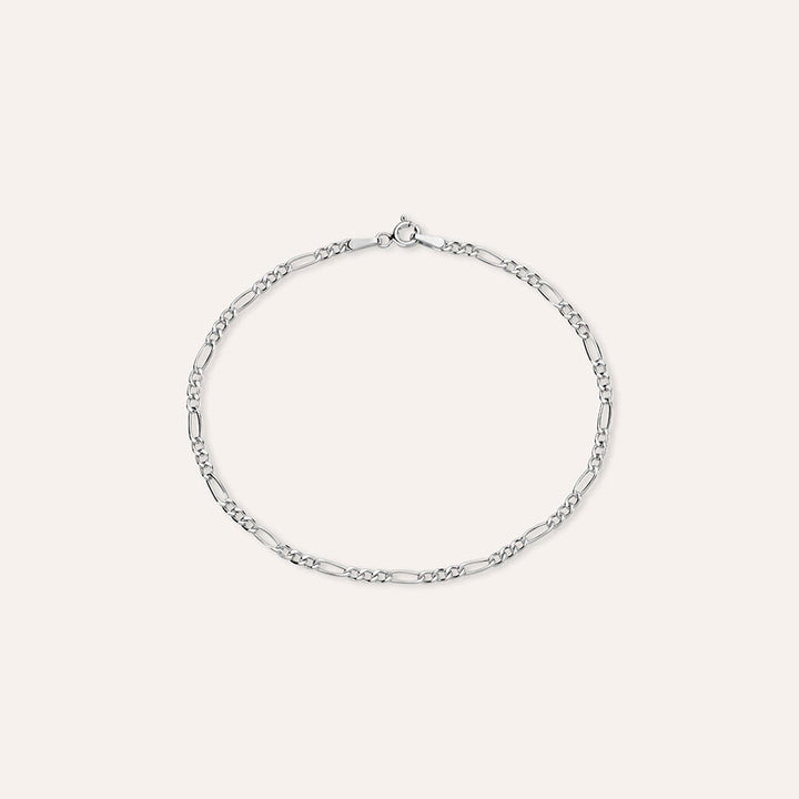 Bracciale catena alternata L&