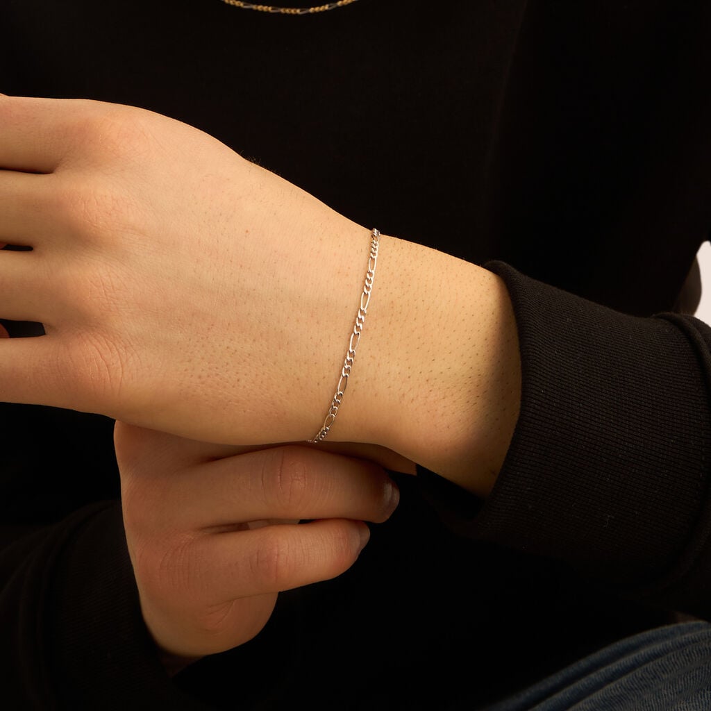 Bracciale catena alternata L&