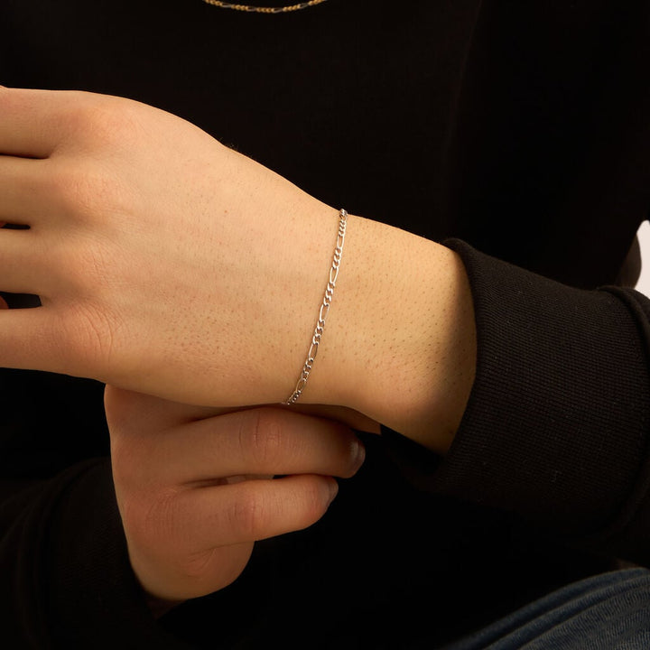 Bracciale catena alternata L&