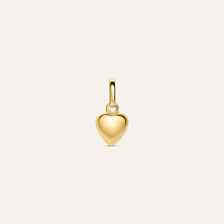 Pendente cuore Poème in oro giallo 9 kt, 0,8 cm