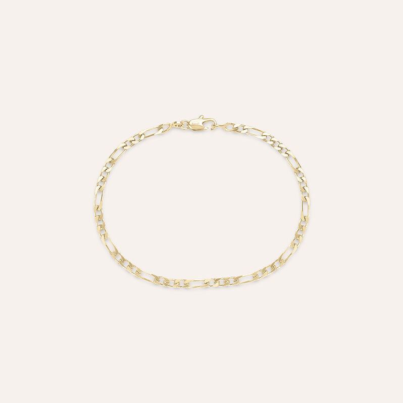 Bracciale catena Golden Dream placcato oro giallo, 21 cm