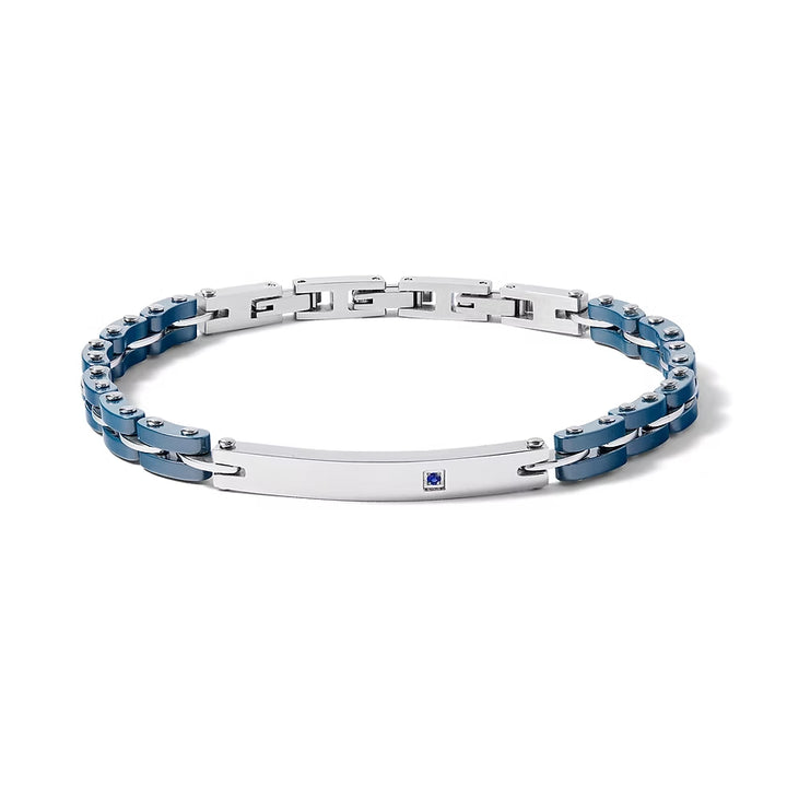 Box Regalo Divino Zaffiri Blu con Bracciale, Gemelli e Franciacorta Bellavista