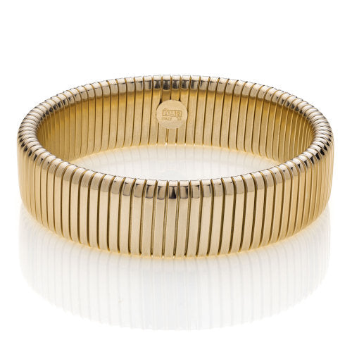 Bracciale dorato Tubogas