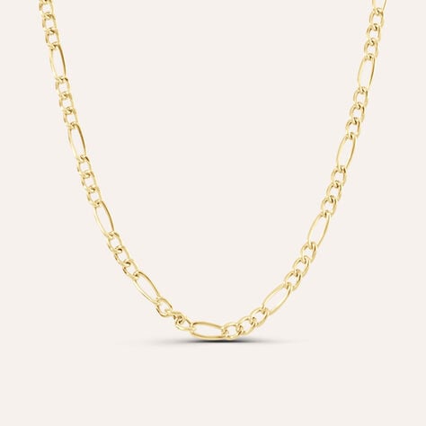 Collana catena alternata Colette in oro giallo 9 kt, 42 cm