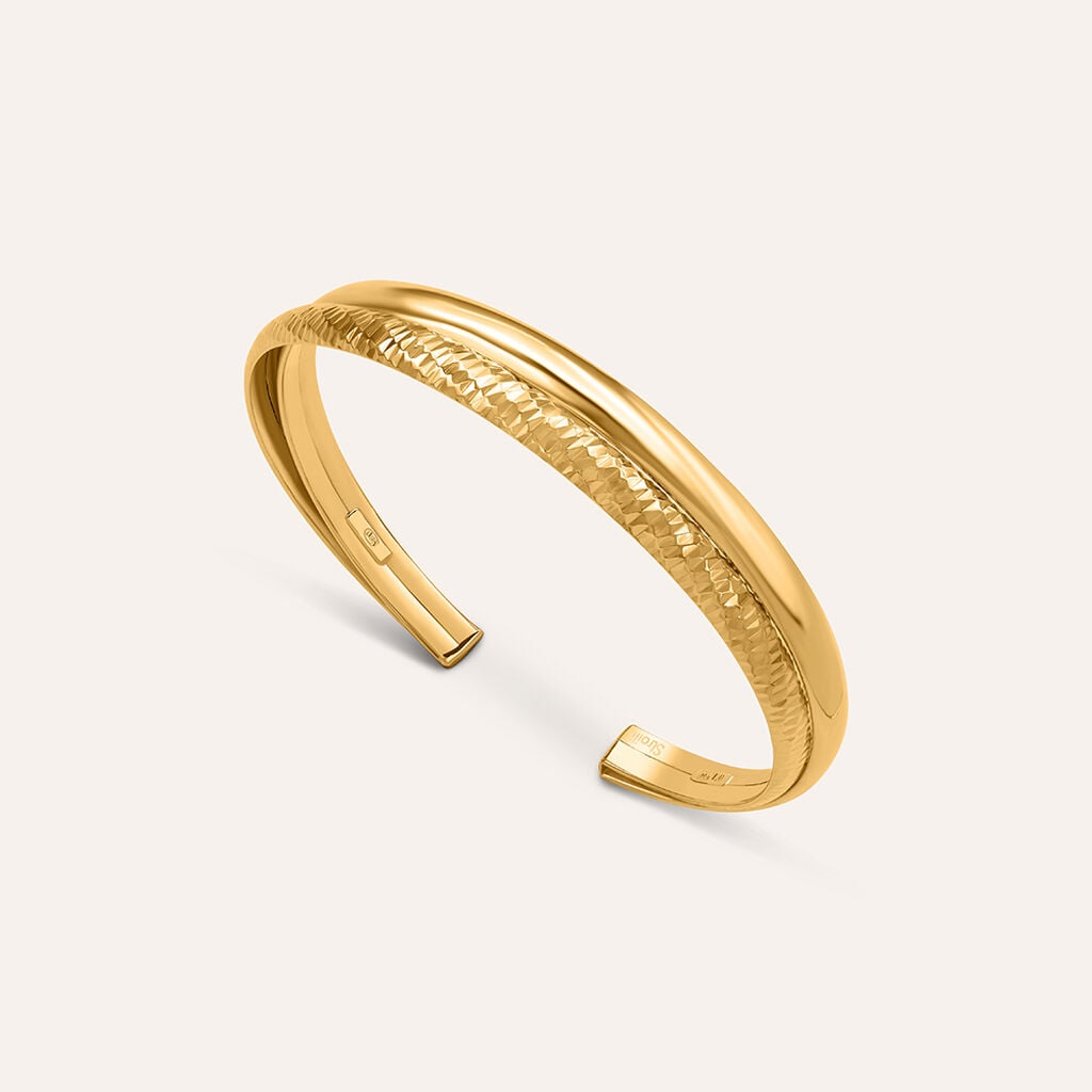 Bangle Silver Collection in argento dorato