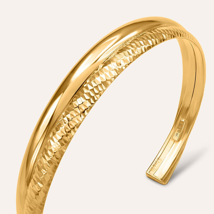 Bangle Silver Collection in argento dorato