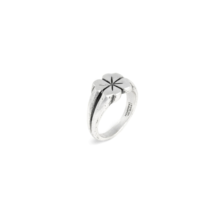 Anello da Mignolo Quadrifoglio
