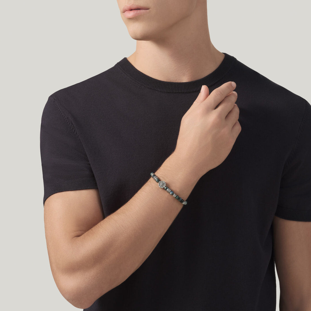 Bracciale Rosa dei Venti Diaspro Verde