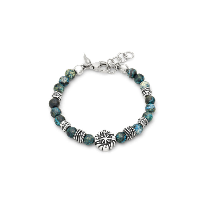 Bracciale Rosa dei Venti Diaspro Verde