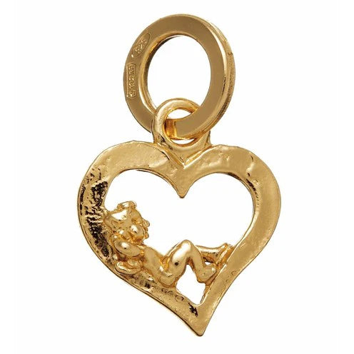 Charm Amorino su Cuore Dorato