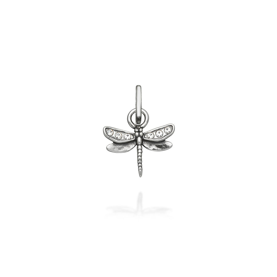 mini charm libellula crystal