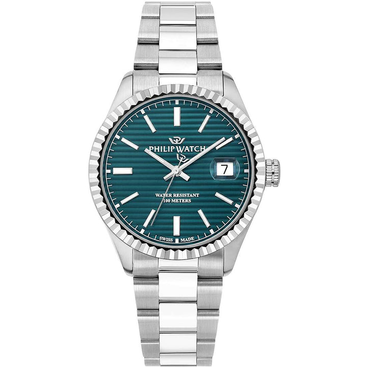 Orologio Philip Watch Caribe Urban Uomo Verde 39 mm Swiss Made