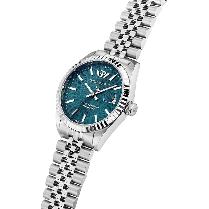 Orologio Philip Watch Caribe Urban Donna Verde Acciaio 35 mm