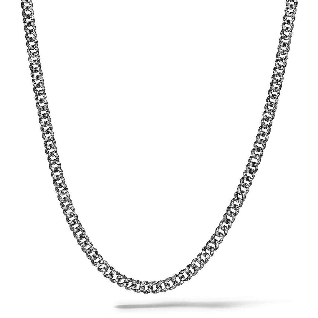 Collana Comete We Are in Argento Rodiato con Zirconi Bianchi