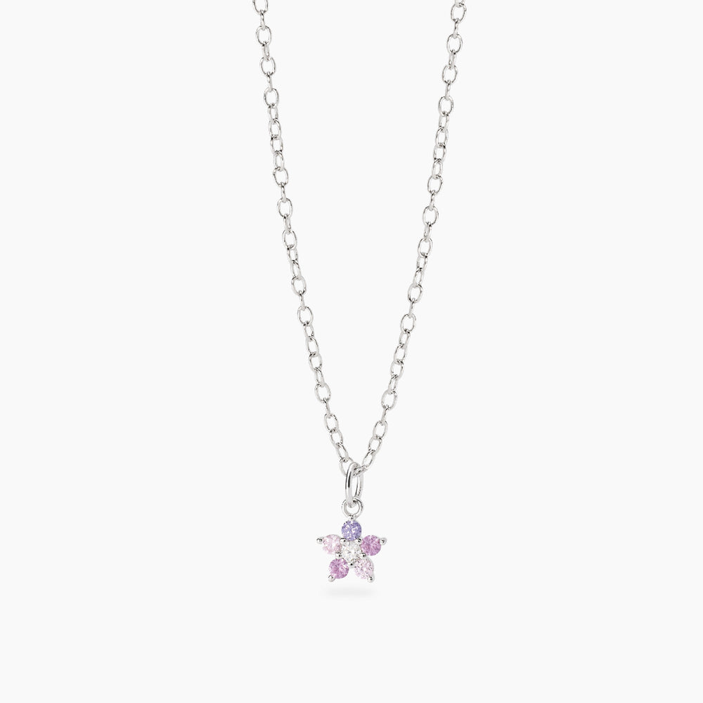Collana da bambina FUN FLOWER con fiore rosa
