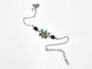 Bracciale Su Kokku in Argento con Farfalla