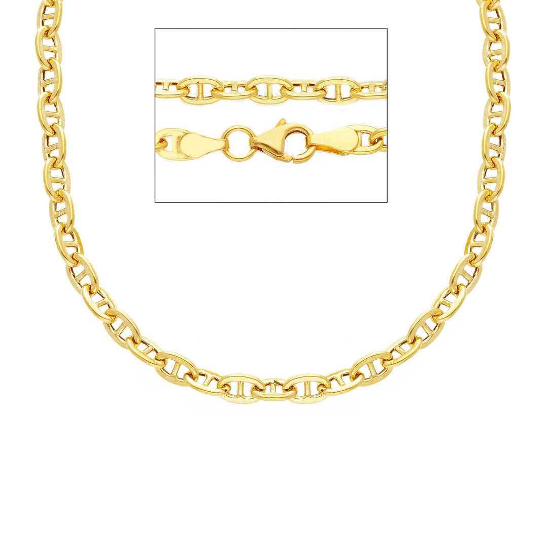 Catena con croce in oro 18 Kt.