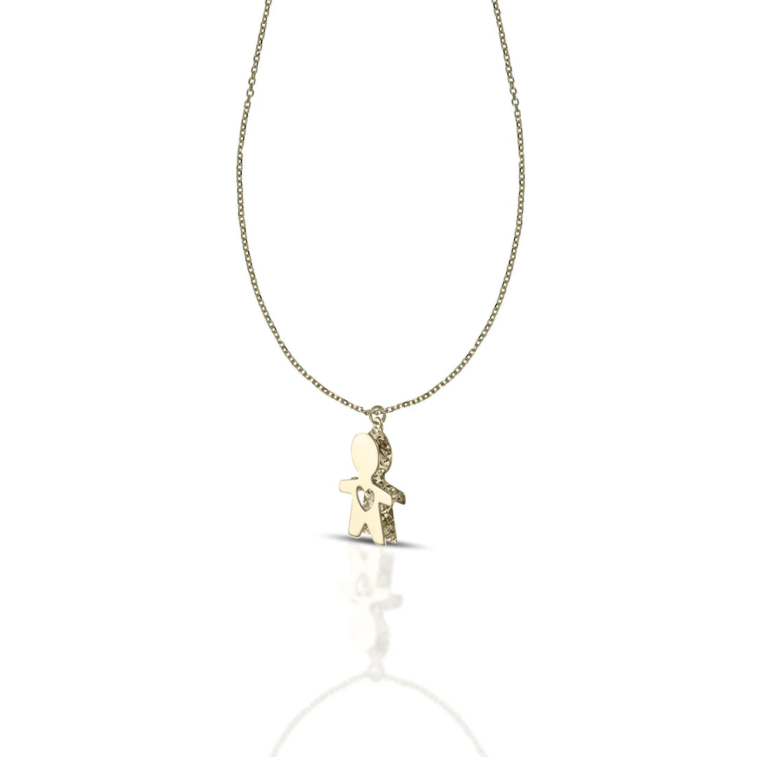 Collana da Donna con sagoma bimbo Collezione Primi Battiti