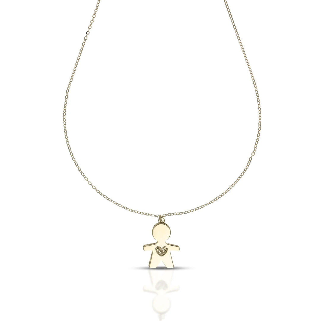 Collana da Donna con sagoma bimbo Collezione Primi Battiti