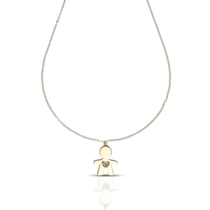 Collana da Donna con sagoma bimbo Collezione Primi Battiti