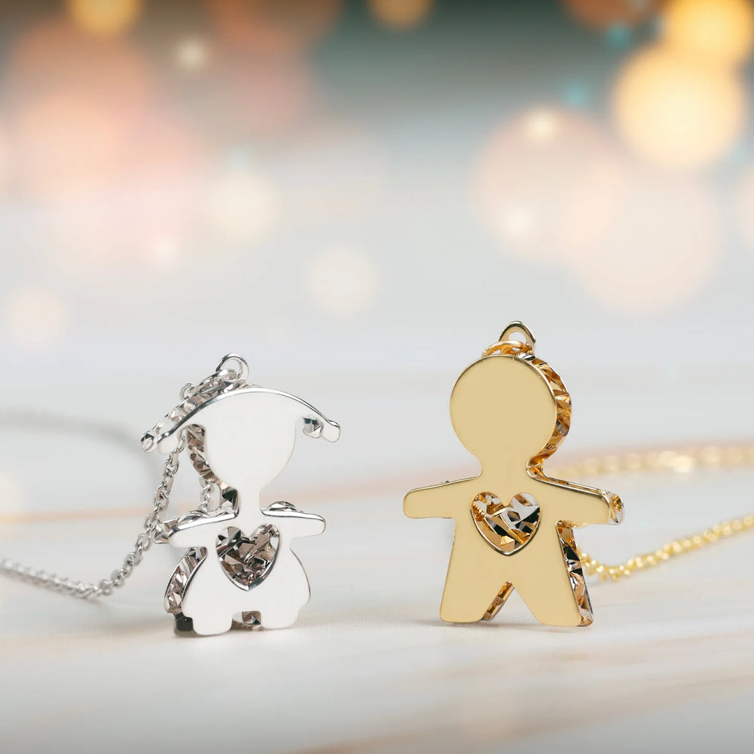 Collana da Donna con sagoma bimbo Collezione Primi Battiti