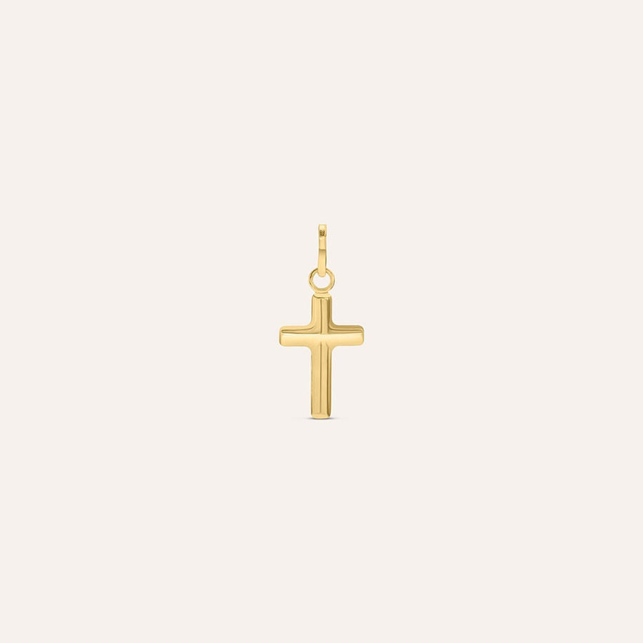 Pendente croce Holy in oro giallo 9 kt