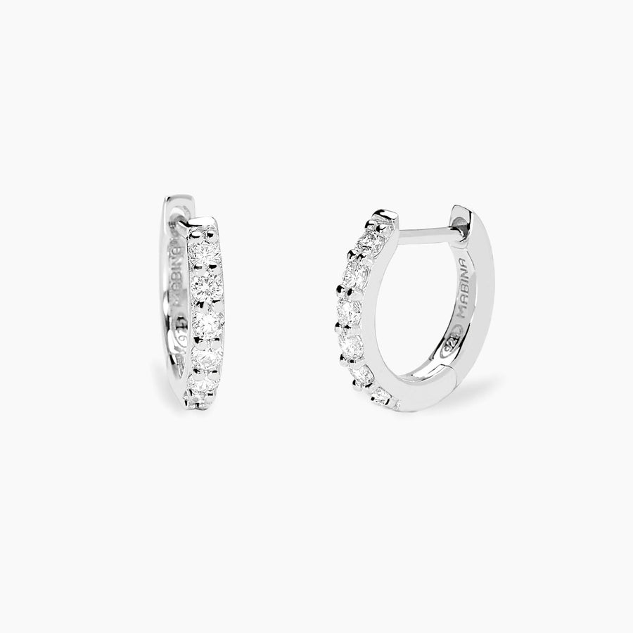 Orecchini a cerchio MY DIAMOND con diamanti lab-grown 0,30 ct