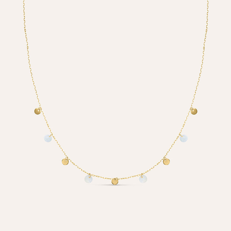 Collana Beverly in oro giallo 9 kt con madreperla