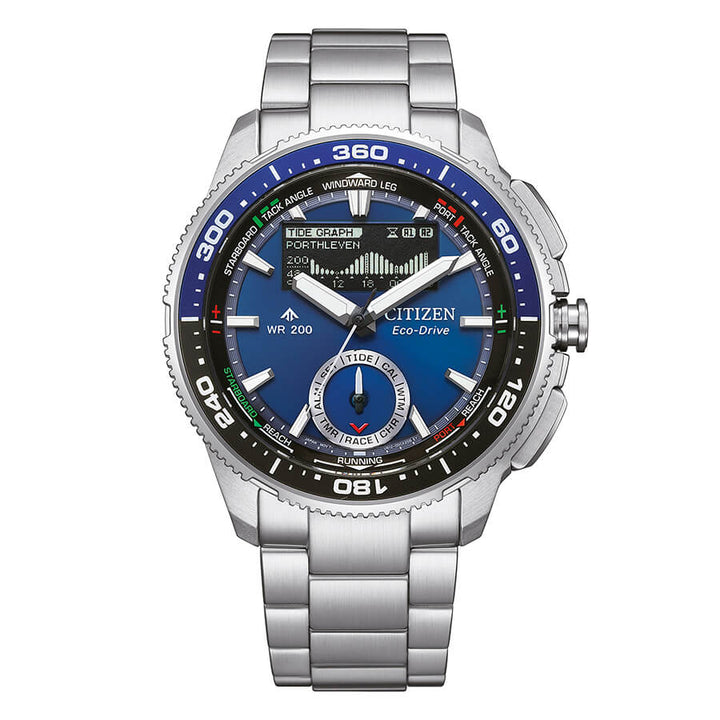Orologio Citizen Promaster Wave Tracker Eco-Drive Blu 42 mm