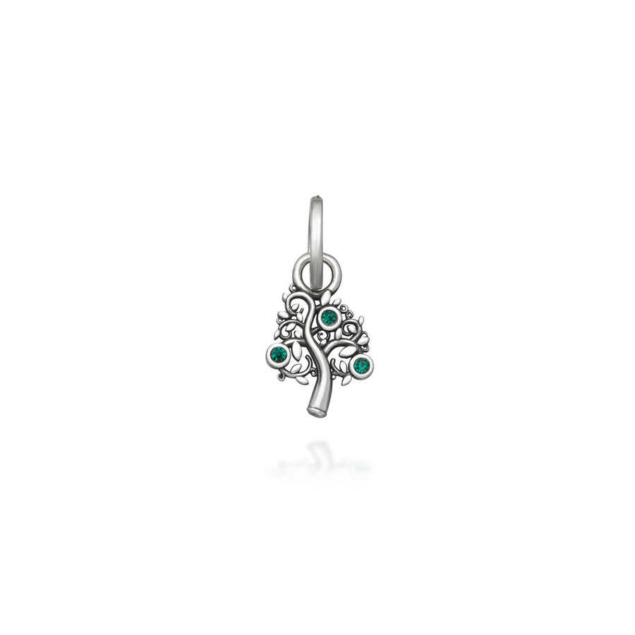 Mini Charm Albero Della Vita Crystal Verde