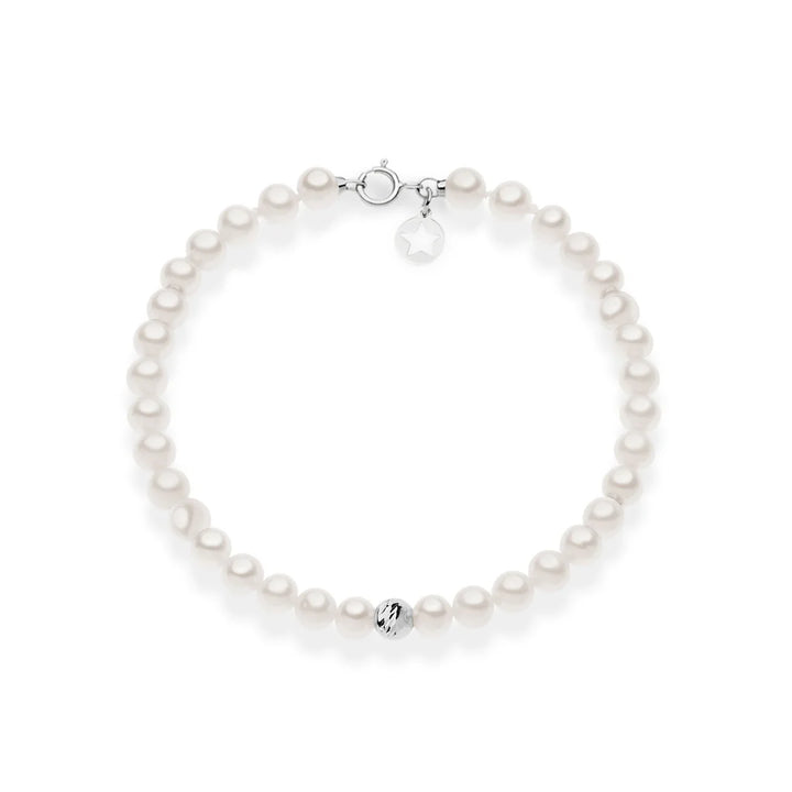 Bracciale in oro 9 kt e perle Fresh Water
