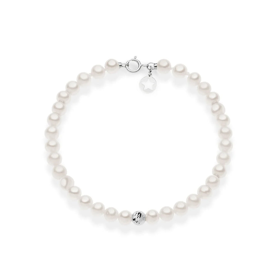 Bracciale in oro 9 kt e perle Fresh Water