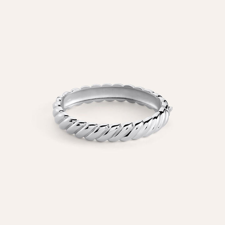 Bangle Moonlight in acciaio, variante