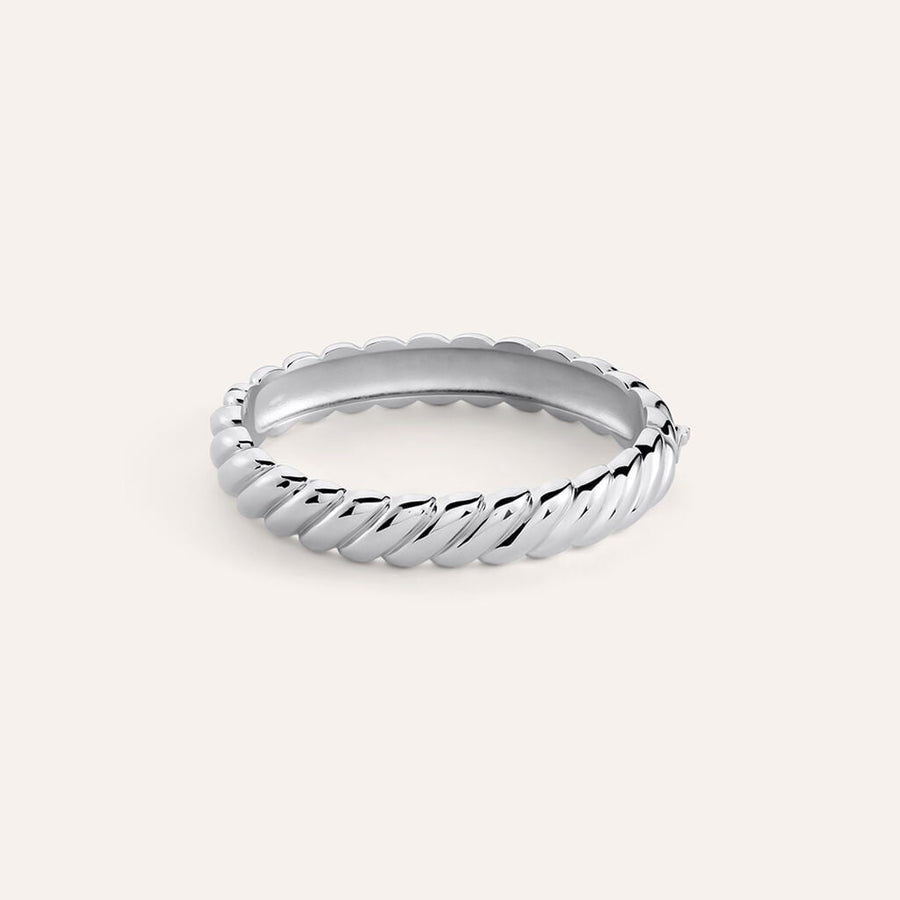 Bangle Moonlight in acciaio, variante