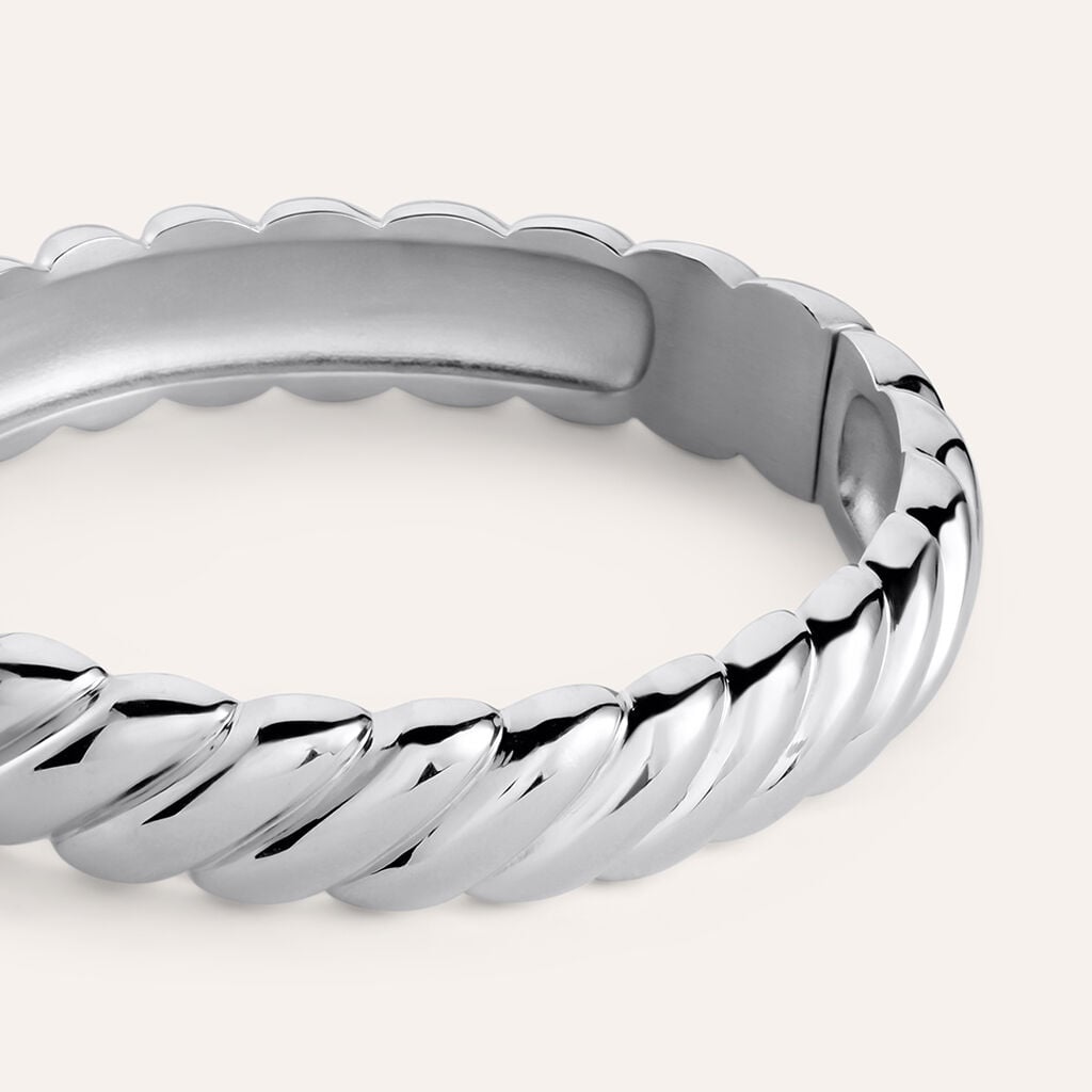 Bangle Moonlight in acciaio, variante
