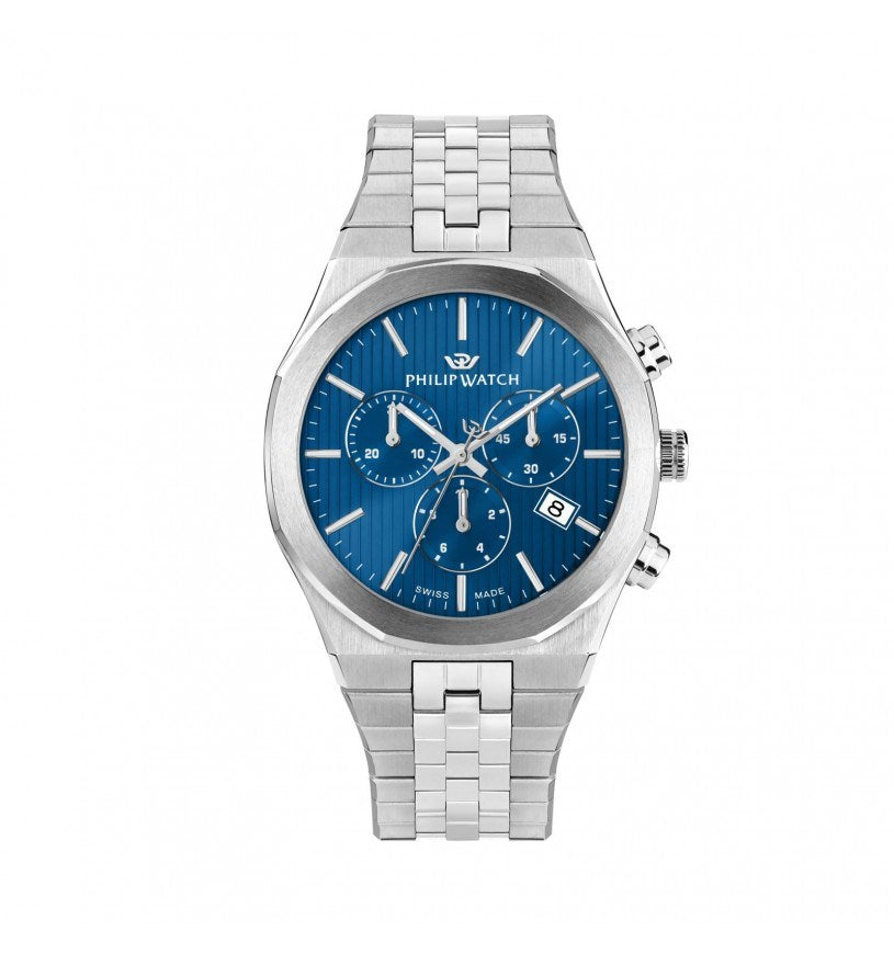 Orologio Philip Watch Windsurf Cronografo Uomo Blu 40 mm