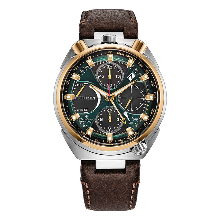 Orologio Citizen Promaster Tsuno Crono Racer Limited Edition Eco-Drive Verde