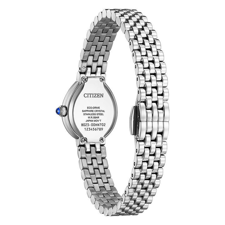Orologio Citizen L Rainell Mini Eco-Drive Acciaio Quadrante Argento