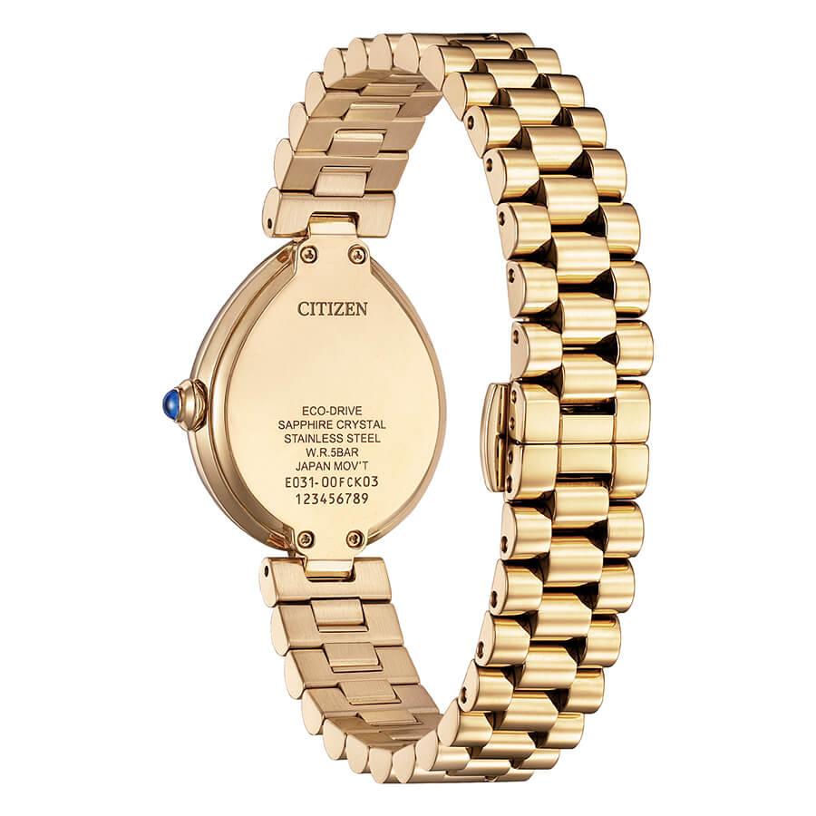 Orologio Citizen Lady Rainell Eco-Drive Oro Rosa Quadrante Verde 26,2 mm